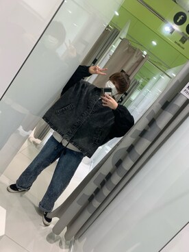 「ADRER（アドラー）のアイテム（デニムジャケット）」を使った、すぎさん（メンズ・170cm）の冬コーディネート