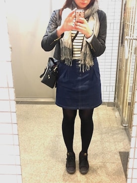 「マリン」｜「アイテム（ブルゾン）」を使った、n＊さん（レディース・171cm）の春コーディネート