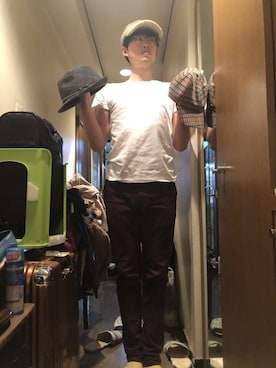 「UNIQLO（ユニクロ）の50色ソックス（消臭機能付き）（ソックス/靴下）」を使った、ruさん（メンズ・172cm）の冬コーディネート