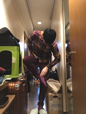 「家」｜「アイテム（その他）」を使った、ruさん（メンズ・172cm）の春コーディネート