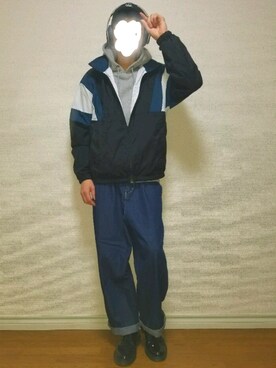 「ストリートカジュアル」｜「アイテム（ブルゾン）」を使った、bouさん（メンズ・176cm）の春コーディネート