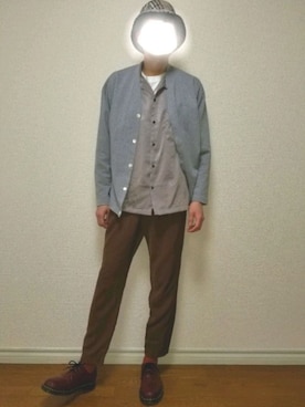 bouさん（メンズ・176cm）の春コーディネート