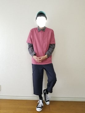 bouさん（メンズ・176cm）の春コーディネート