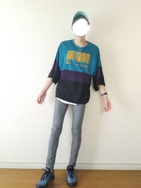 bouさん（メンズ・176cm）の春コーディネート