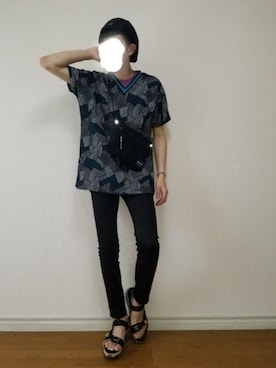 「The DUFFER of ST.GEORGE（ザダファーオブセントジョージ）のアイテム（バッグ）」を使った、bouさん（メンズ・176cm）の夏コーディネート