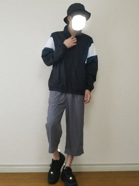 「ALLEGE（アレッジ）のアイテム（帽子）」を使った、bouさん（メンズ・176cm）の夏コーディネート
