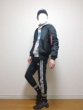 bouさん（メンズ・176cm）の秋コーディネート