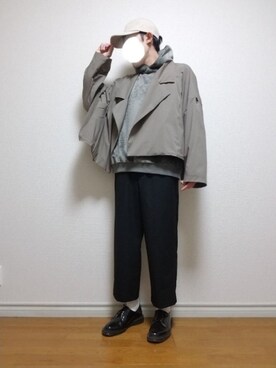 bouさん(メンズ・176cm)の冬コーディネート