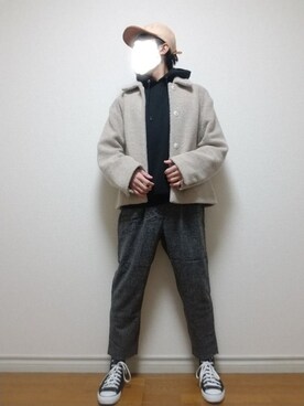 bouさん（メンズ・176cm）の冬コーディネート