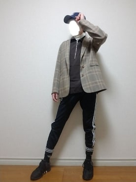 bouさん（メンズ・176cm）の冬コーディネート