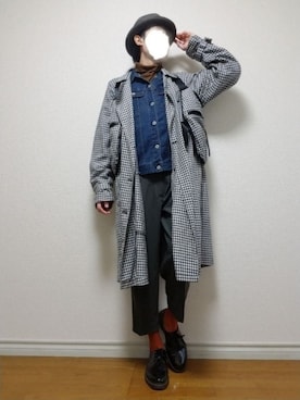 bouさん（メンズ・176cm）の冬コーディネート