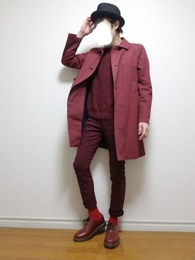 bouさん（メンズ・176cm）の冬コーディネート