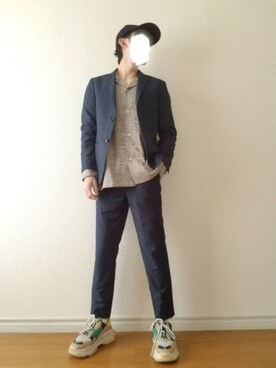 bouさん（メンズ・176cm）の冬コーディネート