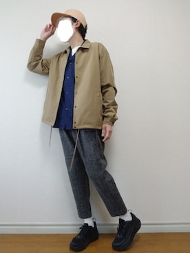 bouさん（メンズ・176cm）の冬コーディネート