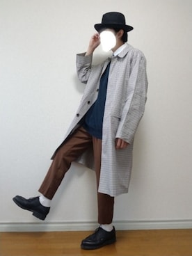 bouさん（メンズ・176cm）の冬コーディネート