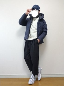 bouさん（メンズ・176cm）の冬コーディネート