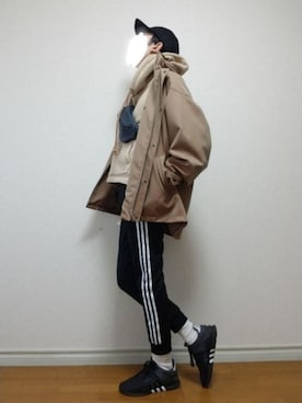 bouさん（メンズ・176cm）の冬コーディネート