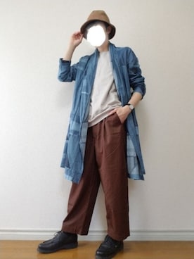 「アイテム（スキンケア）」を使った、bouさん（メンズ・176cm）の春コーディネート