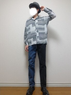 bouさん（メンズ・176cm）の春コーディネート