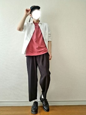 「NOISE MAKER（ノイズメーカー）のアイテム（キャップ）」を使った、bouさん（メンズ・176cm）の春コーディネート