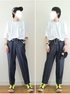 「SABLE CLUTCH（セーブルクラッチ）のアイテム」を使った、bouさん（メンズ・176cm）の夏コーディネート