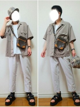 bouさん（メンズ・176cm）の夏コーディネート