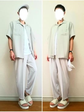 bouさん（メンズ・176cm）の夏コーディネート