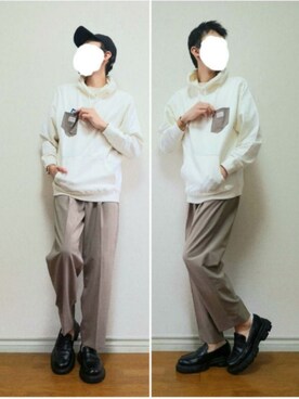 「SMITH'S（スミス）のアイテム（トップス）」を使った、bouさん（メンズ・176cm）の秋コーディネート
