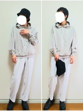 「Paraboot（パラブーツ）の＜Paraboot（パラブーツ）＞ CHAMBORD（その他シューズ）」を使った、bouさん（メンズ・176cm）の秋コーディネート