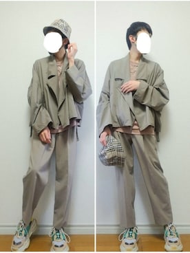 bouさん（メンズ・176cm）の秋コーディネート