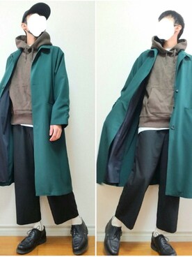 「Paraboot（パラブーツ）の＜Paraboot（パラブーツ）＞ CHAMBORD（その他シューズ）」を使った、bouさん（メンズ・176cm）の秋コーディネート