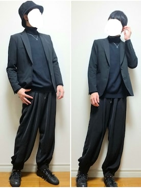 bouさん（メンズ・176cm）の秋コーディネート