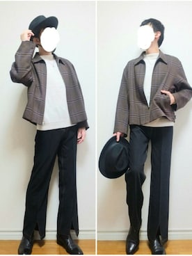 bouさん（メンズ・176cm）の秋コーディネート