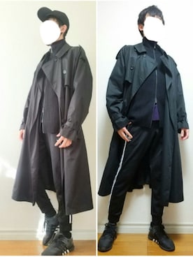 bouさん（メンズ・176cm）の冬コーディネート