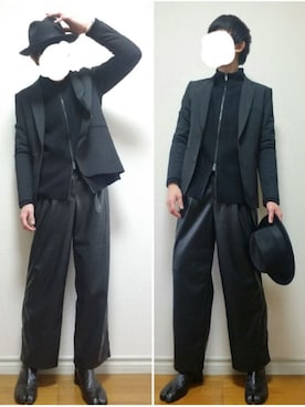 bouさん（メンズ・176cm）の冬コーディネート