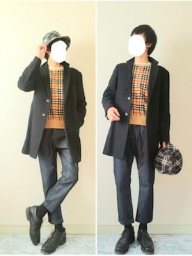 bouさん(メンズ・176cm)の冬コーディネート