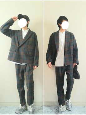 bouさん（メンズ・176cm）の冬コーディネート