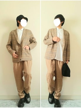 bouさん（メンズ・176cm）の冬コーディネート