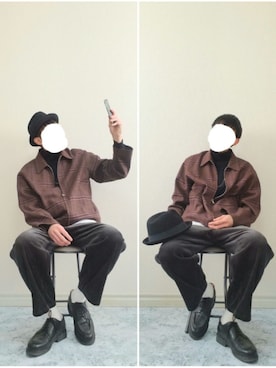 bouさん（メンズ・176cm）の冬コーディネート