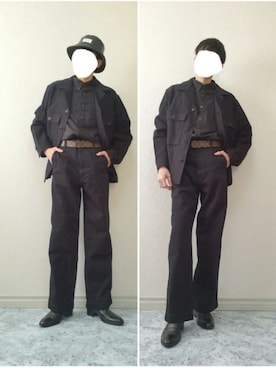 「UNIQLO（ユニクロ）のフランネルシャツ（長袖）（シャツ/ブラウス）」を使った、bouさん（メンズ・176cm）の冬コーディネート