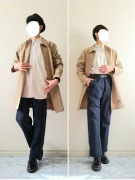 bouさん（メンズ・176cm）の冬コーディネート