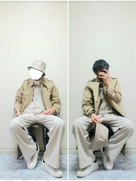 bouさん（メンズ・176cm）の春コーディネート