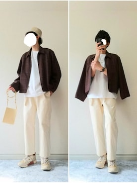 bouさん(メンズ・176cm)の春コーディネート