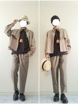 「Paraboot（パラブーツ）の＜Paraboot（パラブーツ）＞ CHAMBORD（その他シューズ）」を使った、bouさん（メンズ・176cm）の春コーディネート