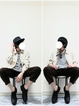 bouさん（メンズ・176cm）の春コーディネート