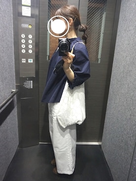 「ミナペルホネン」｜「アイテム（アクセサリー）」を使った、yukkiさん（レディース・156cm）の夏コーディネート