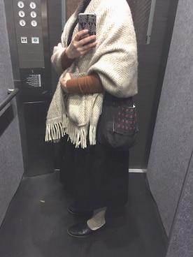 「2018マイベストコーデ」｜「アイテム（スリッポン）」を使った、yukkiさん（レディース・156cm）の冬コーディネート