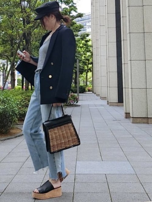roku 6 SET UP JACKET ジャケット　パンツ　セットアップ 6（ロク）の「＜6(ROKU)＞SET UP JACKET/ｼﾞｬｹｯﾄ ◇（テーラード