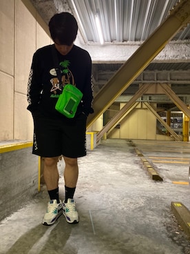 「RVCA（ルーカ）のアイテム（パンツ）」を使った、RiKuToさん（メンズ・170cm）の秋コーディネート