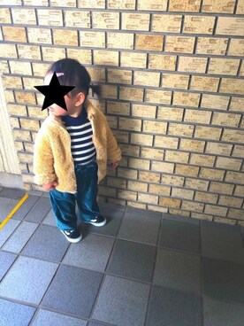 「1歳5ヶ月」｜「アイテム（ジャケット/アウター）」を使った、★.soopyさん（キッズ・80cm）の冬コーディネート
